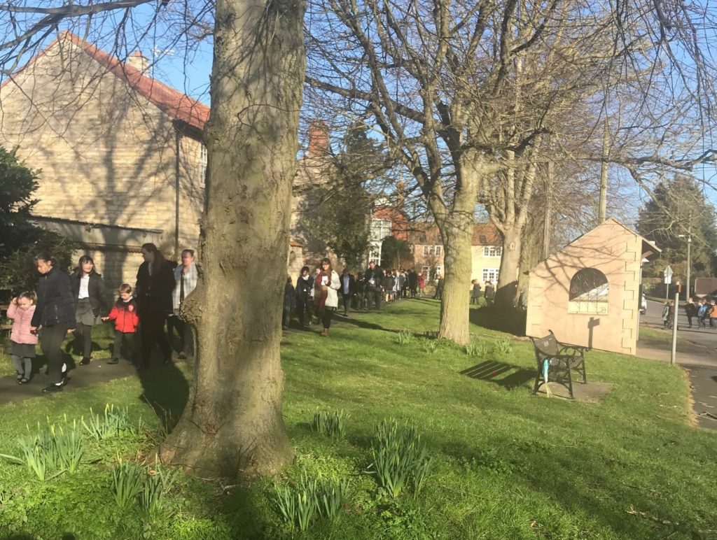 Walking to Church2